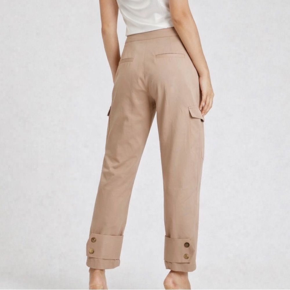 Holzweiler Dunder Trouser Women’s Size Small Sand‎ Cargo Pants Straight Leg